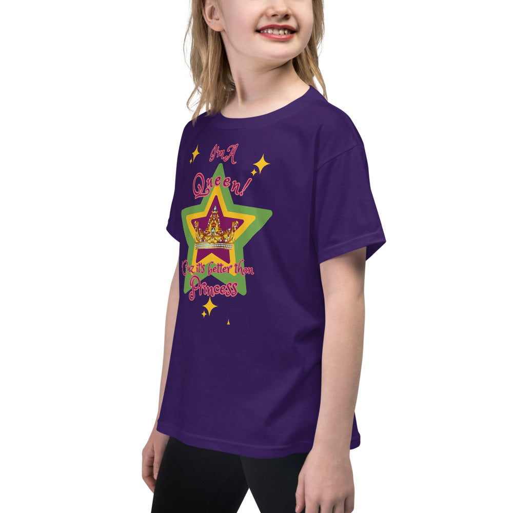 I'm A Queen - Stars - Youth Short Sleeve T-Shirt