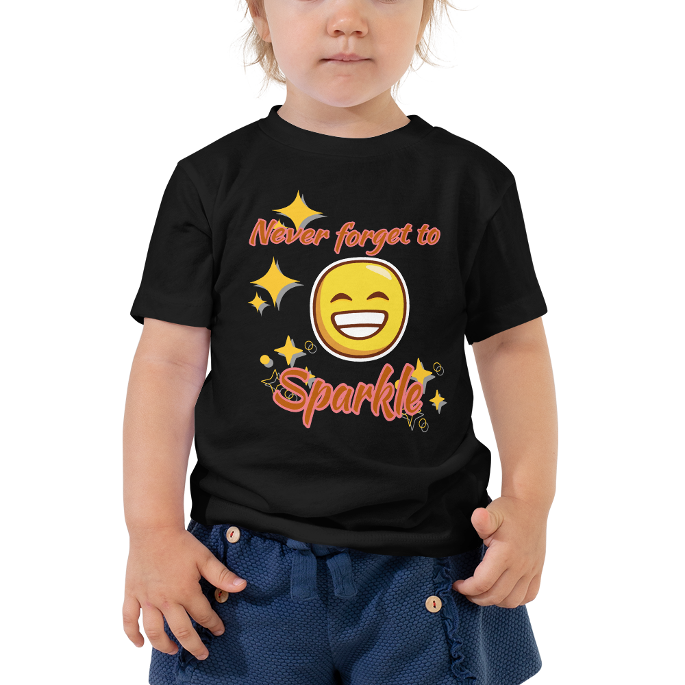 Never Forget To Sparkle - Toddler Short Sleeve Tee