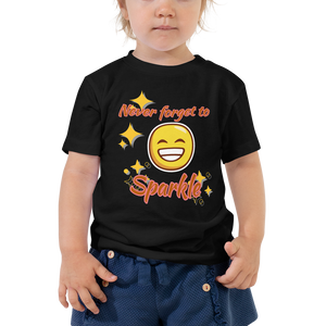 Never Forget To Sparkle - Toddler Short Sleeve Tee