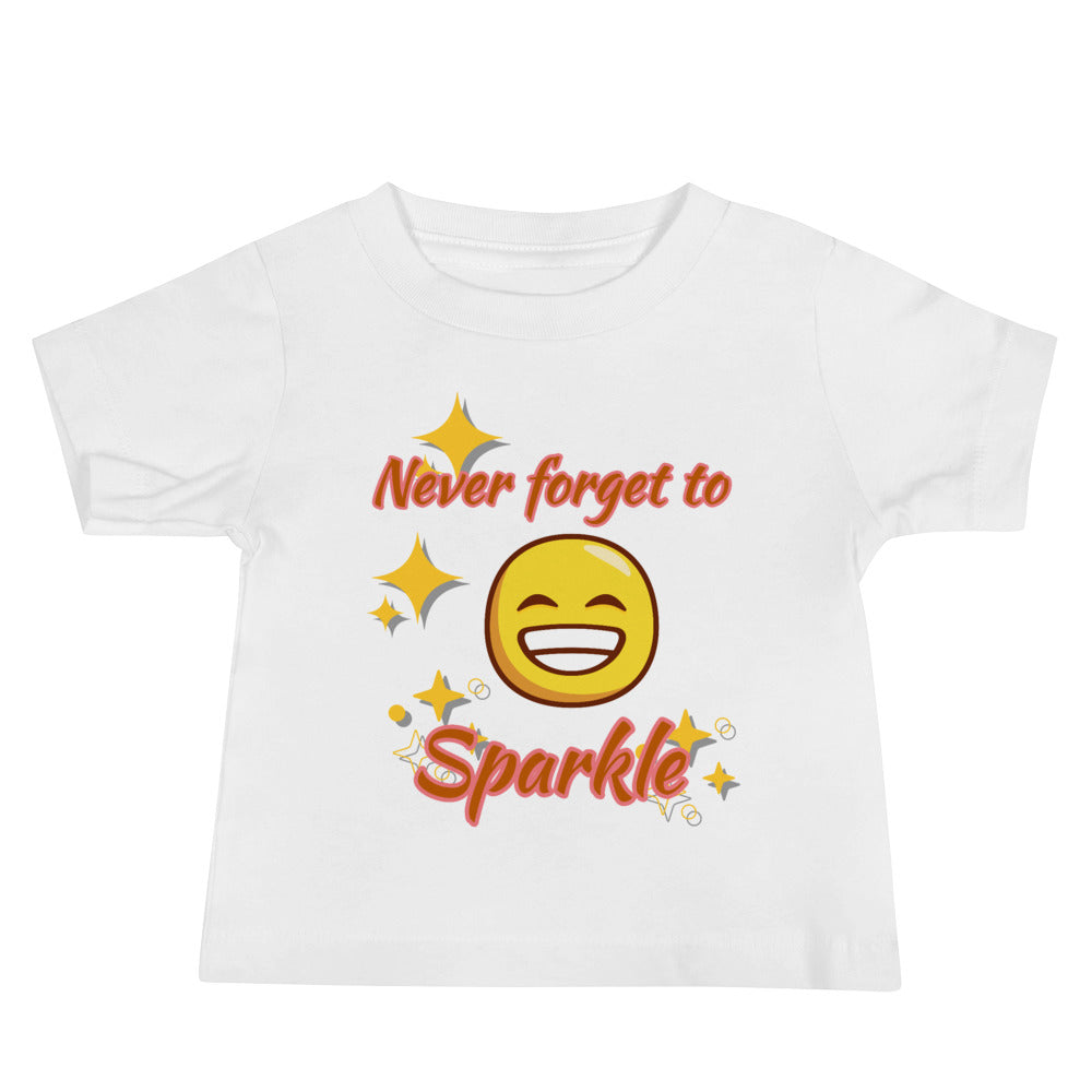 Never Forget To Sparkle - Baby Jersey Short Sleeve Tee