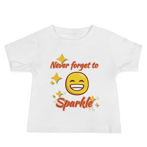 Never Forget To Sparkle - Baby Jersey Short Sleeve Tee