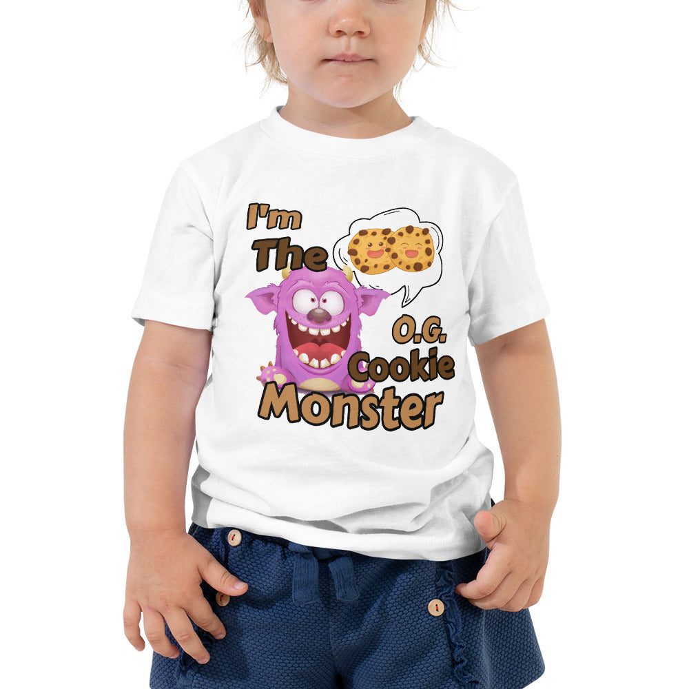 OG Cookie Monster - Toddler Short Sleeve Tee