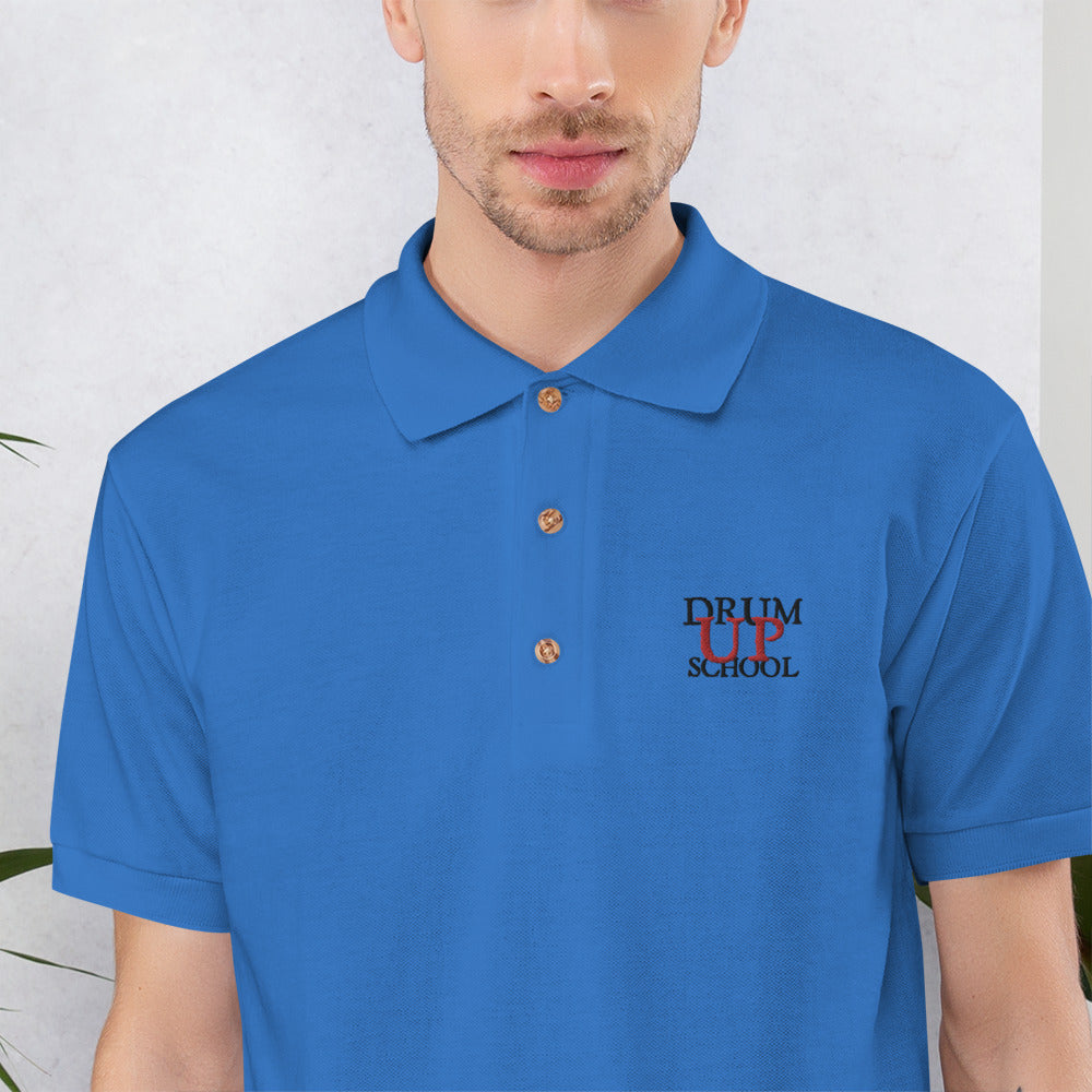 Drum Up School - Embroidered Polo Shirt