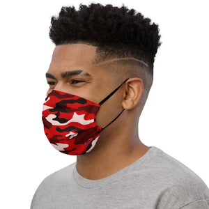 Red Camo - Premium face mask