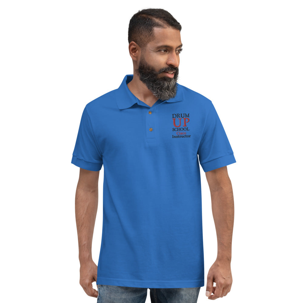 Drum Up School (Instructor) Embroidered Polo Shirt