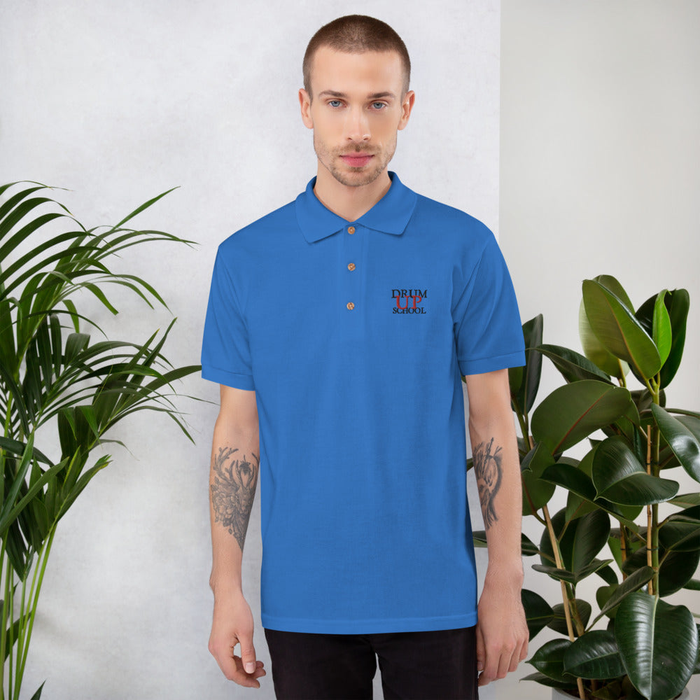 Drum Up School - Embroidered Polo Shirt