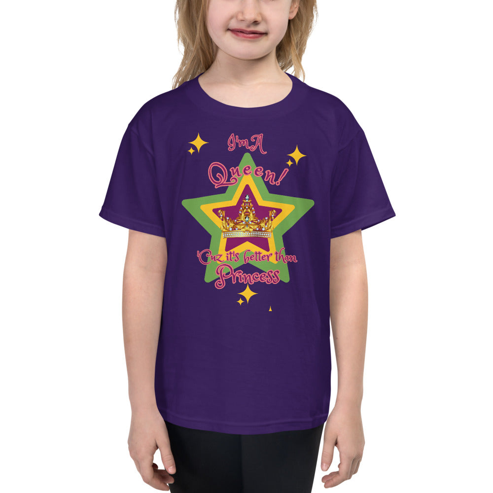 I'm A Queen - Stars - Youth Short Sleeve T-Shirt