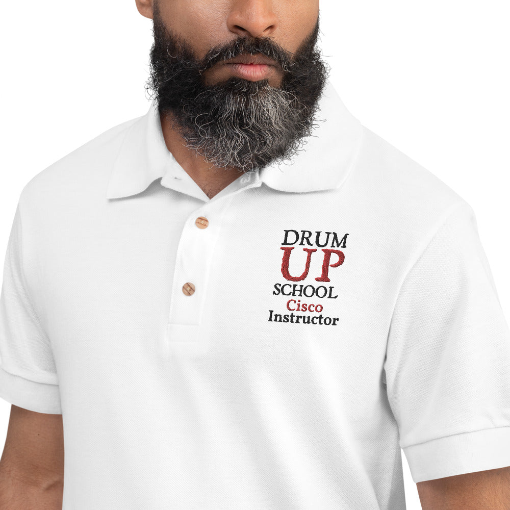 Drum Up School (Instructor) Embroidered Polo Shirt