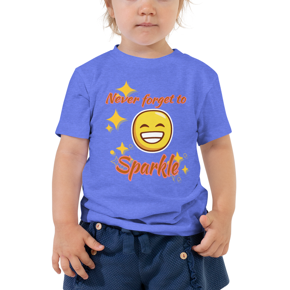 Never Forget To Sparkle - Toddler Short Sleeve Tee