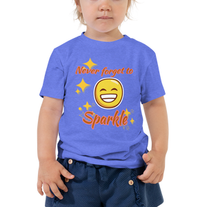 Never Forget To Sparkle - Toddler Short Sleeve Tee