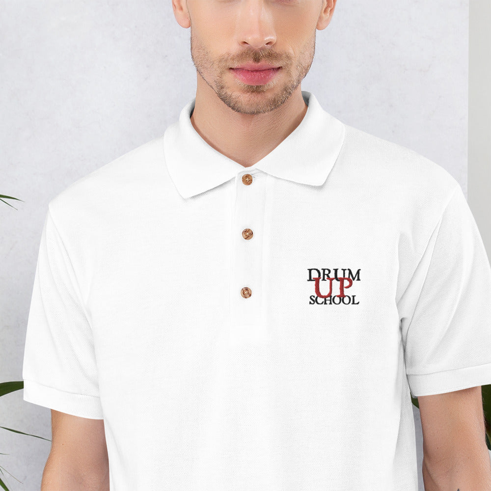 Drum Up School - Embroidered Polo Shirt