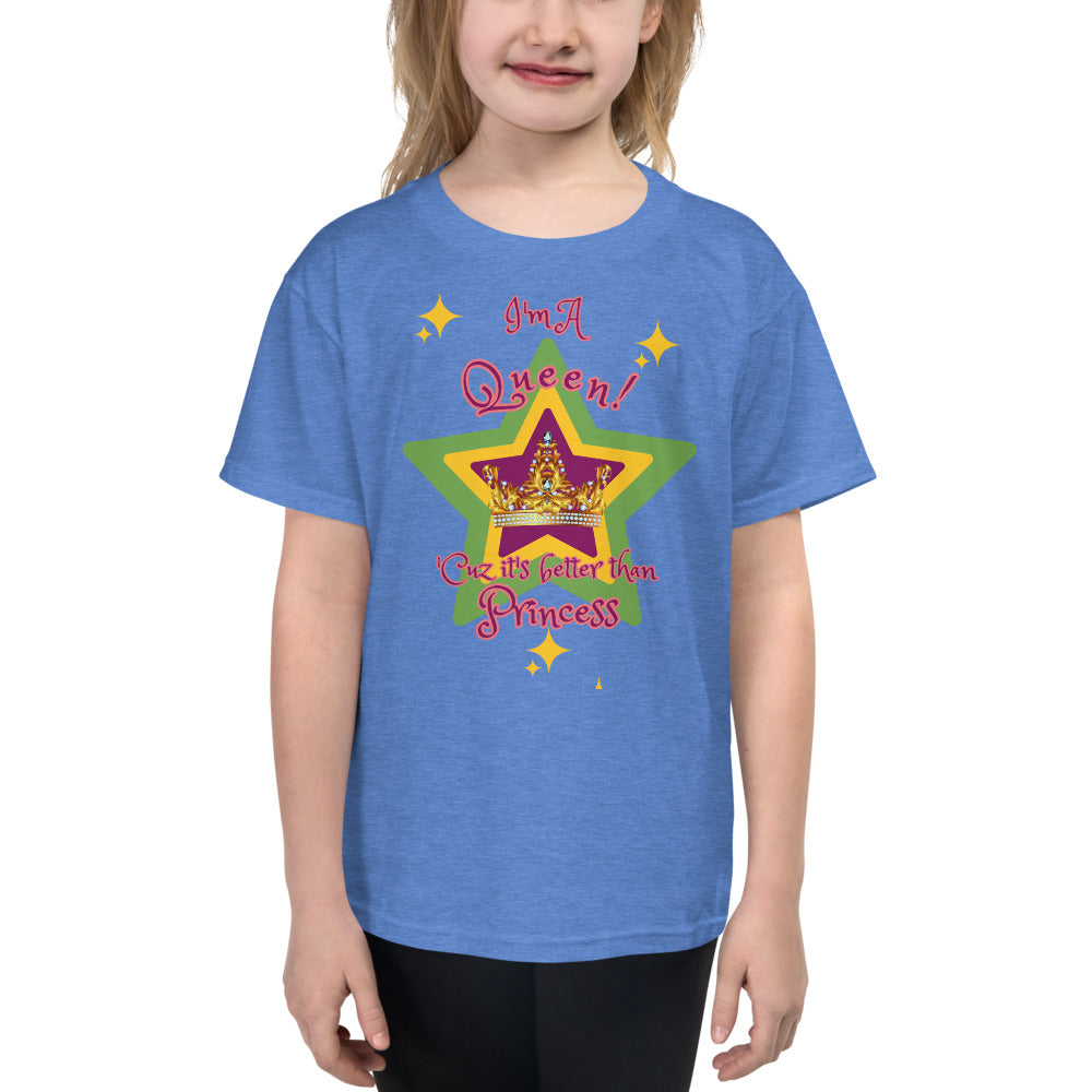 I'm A Queen - Stars - Youth Short Sleeve T-Shirt