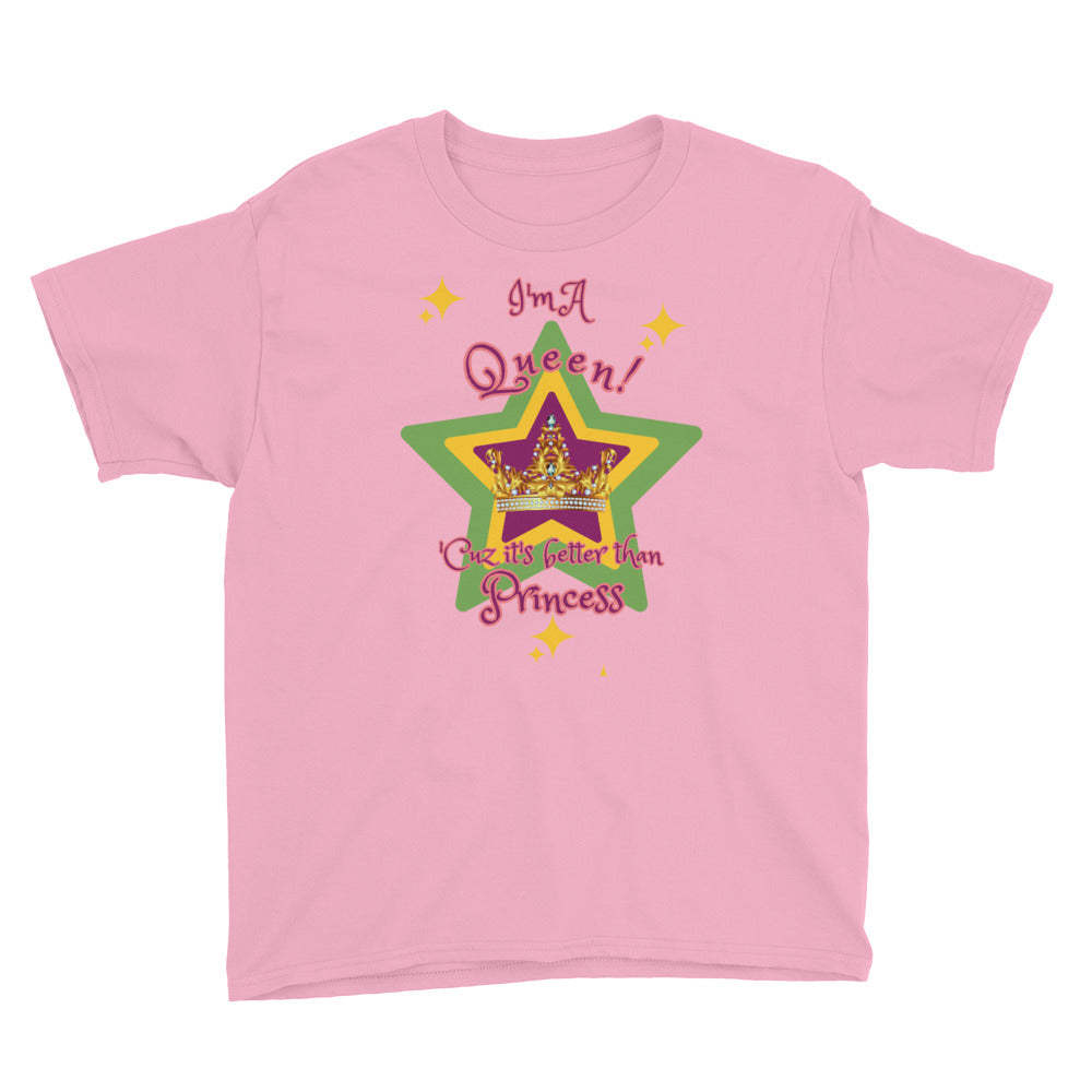 I'm A Queen - Stars - Youth Short Sleeve T-Shirt