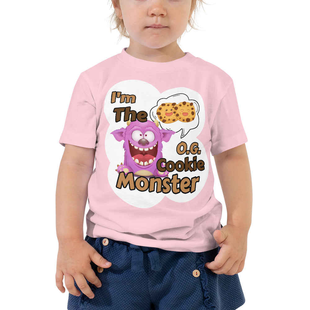 OG Cookie Monster - Toddler Short Sleeve Tee