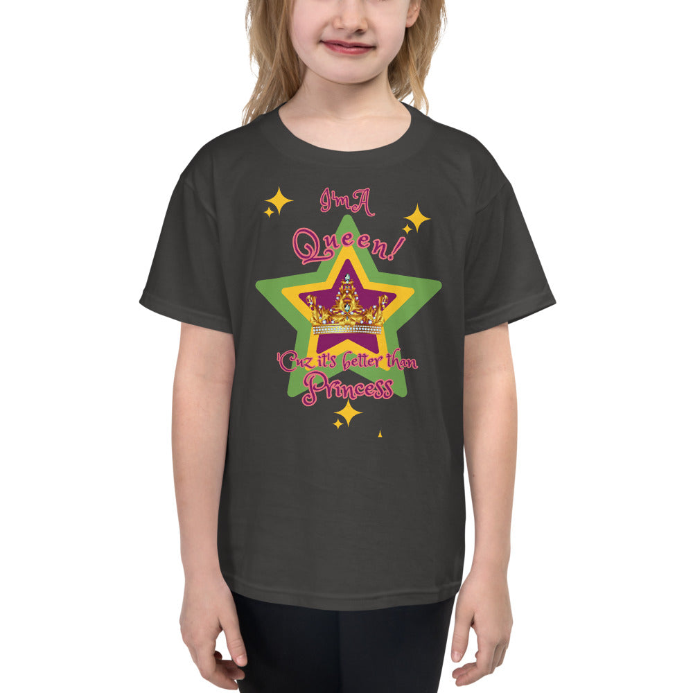 I'm A Queen - Stars - Youth Short Sleeve T-Shirt