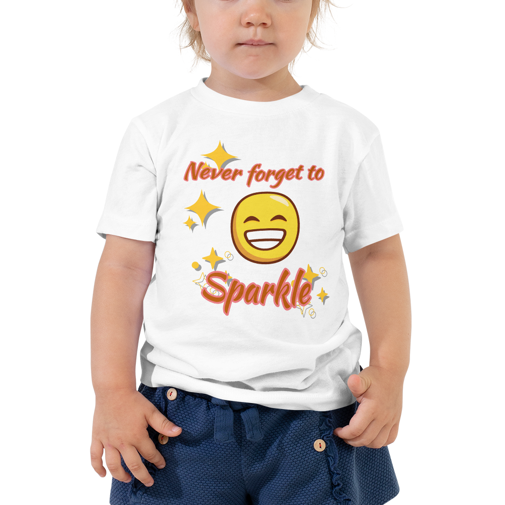 Never Forget To Sparkle - Toddler Short Sleeve Tee