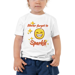 Never Forget To Sparkle - Toddler Short Sleeve Tee