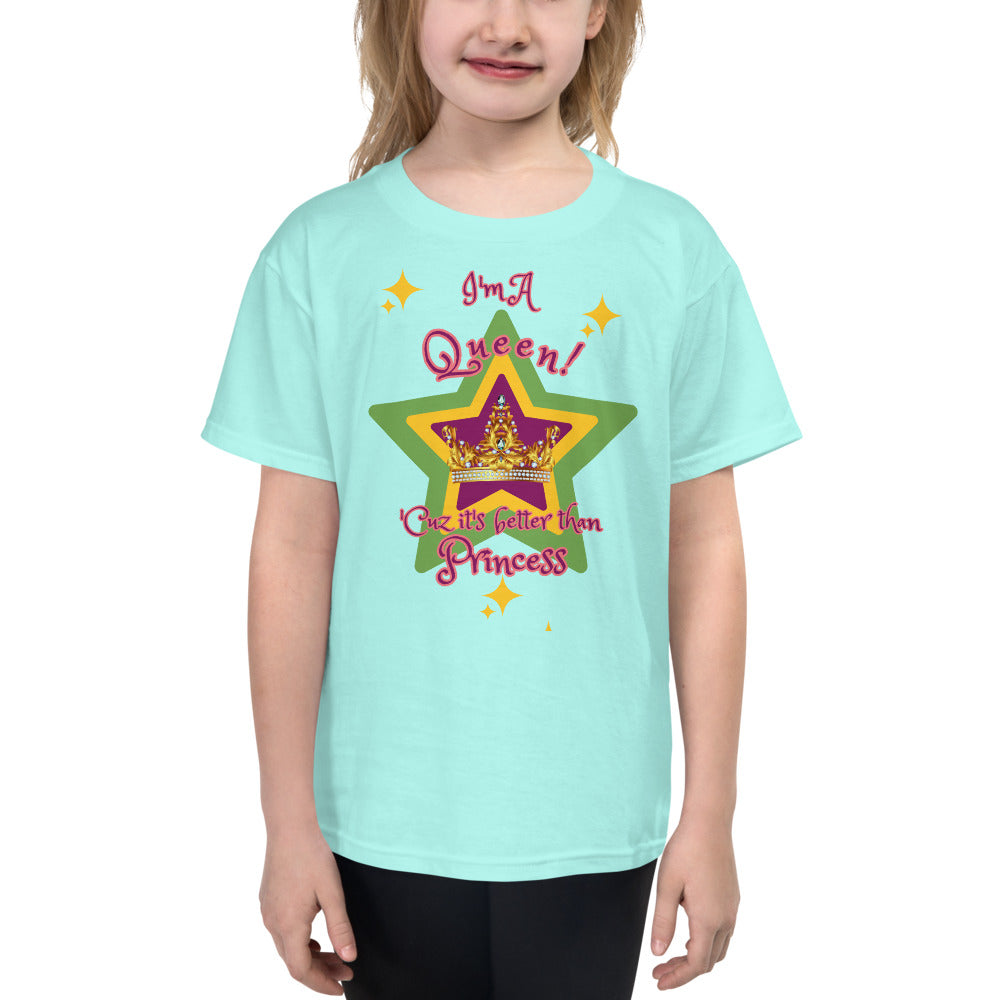 I'm A Queen - Stars - Youth Short Sleeve T-Shirt