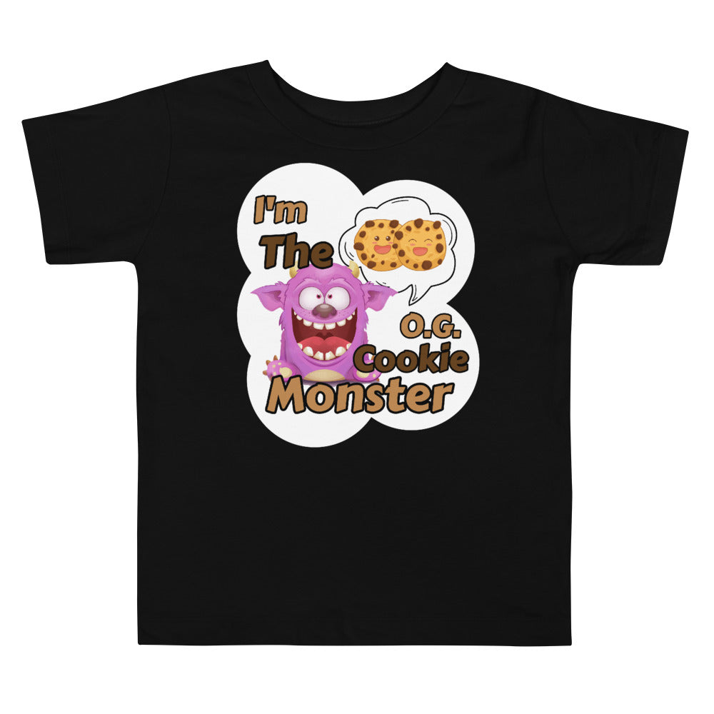 OG Cookie Monster - Toddler Short Sleeve Tee