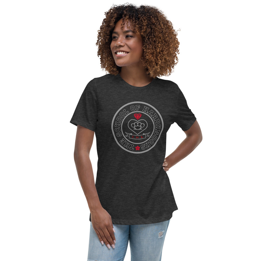 Ladies' SHK Emblem Grey - Relaxed T-Shirt