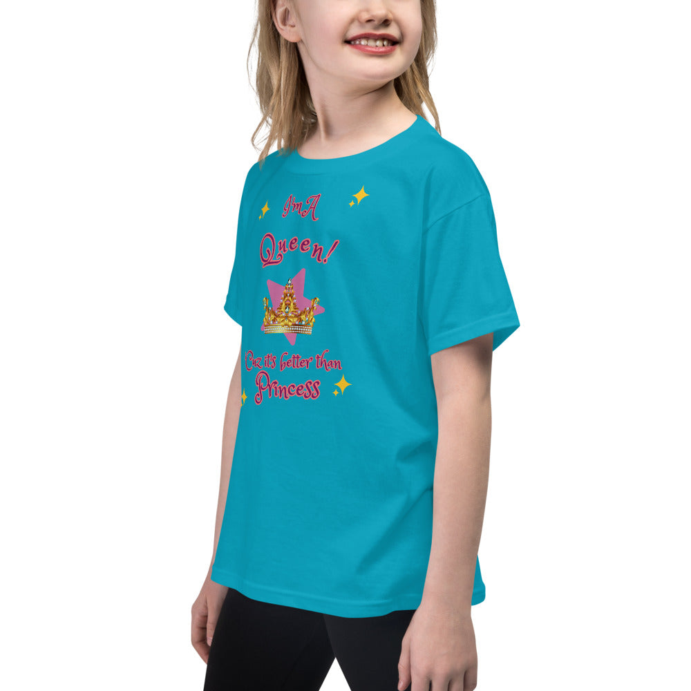 I'm A Queen - Sparkles - Youth Short Sleeve T-Shirt – The School of ...