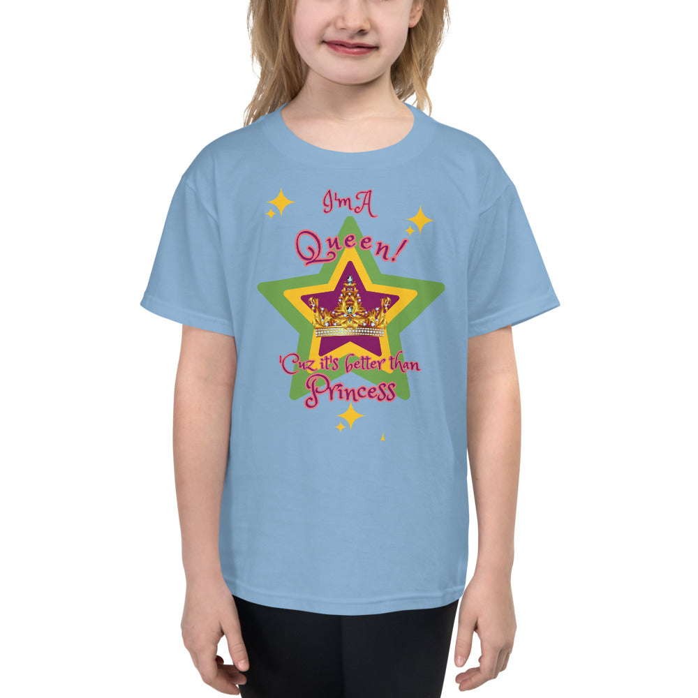 I'm A Queen - Stars - Youth Short Sleeve T-Shirt