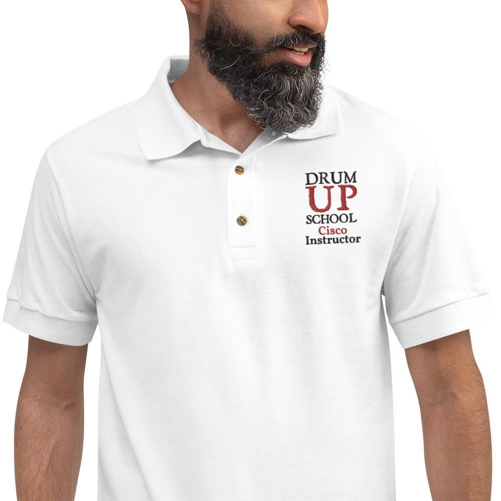 Drum Up School (Instructor) Embroidered Polo Shirt