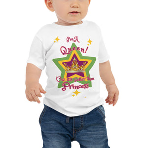 I'm A Queen - Stars - Baby Jersey Short Sleeve Tee