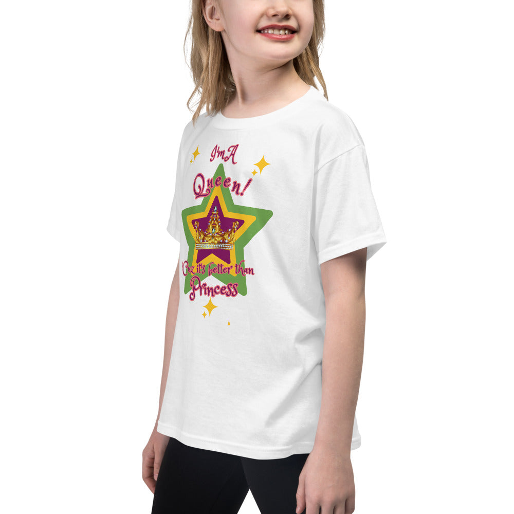 I'm A Queen - Stars - Youth Short Sleeve T-Shirt