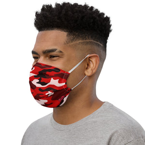 Red Camo - Premium face mask