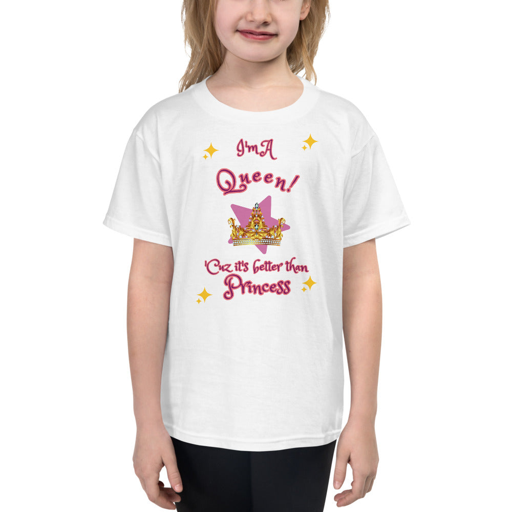 I'm A Queen - Sparkles - Youth Short Sleeve T-Shirt