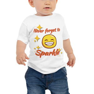 Never Forget To Sparkle - Baby Jersey Short Sleeve Tee