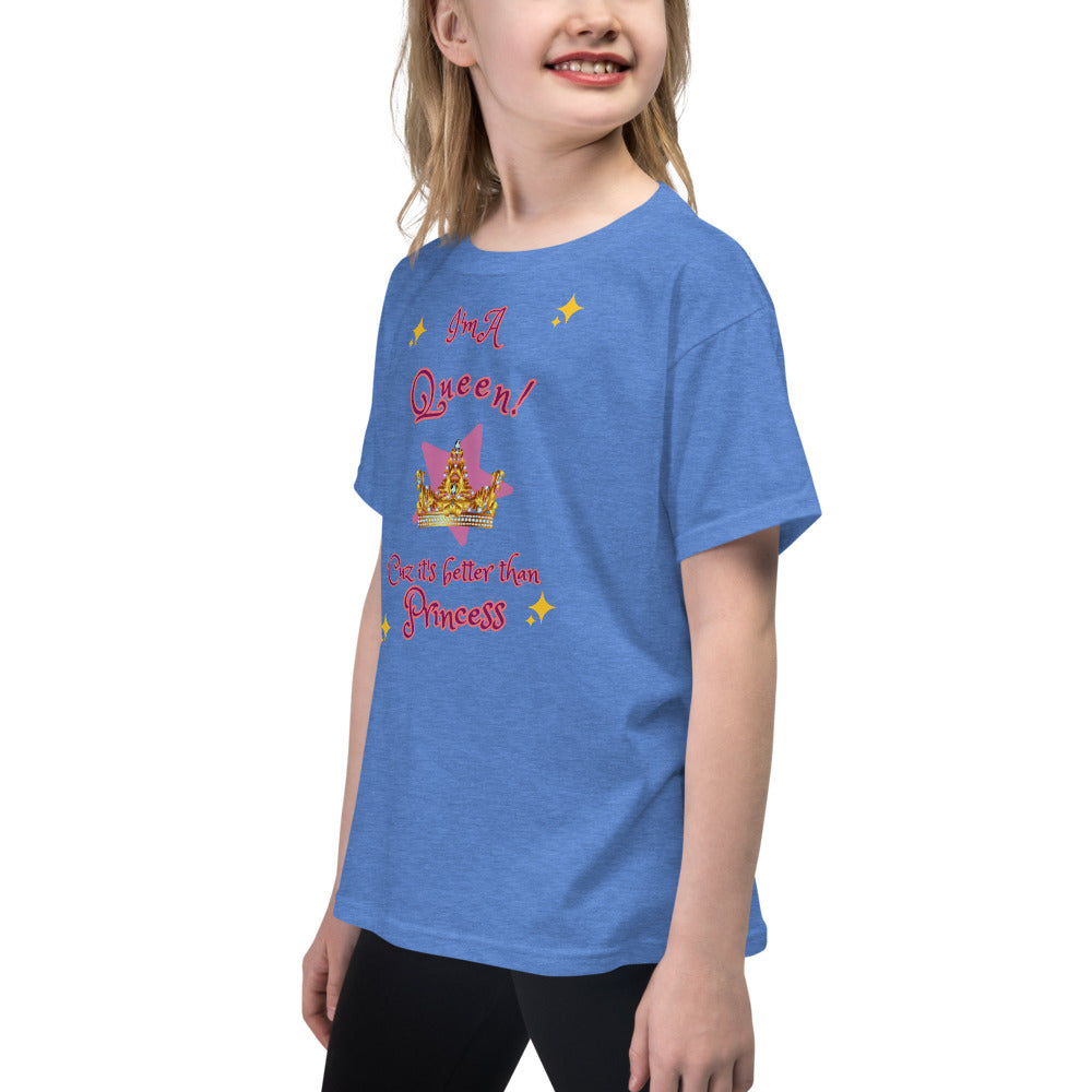 I'm A Queen - Sparkles - Youth Short Sleeve T-Shirt