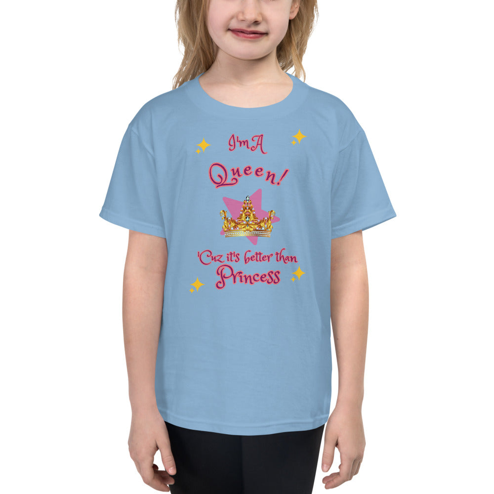 I'm A Queen - Sparkles - Youth Short Sleeve T-Shirt