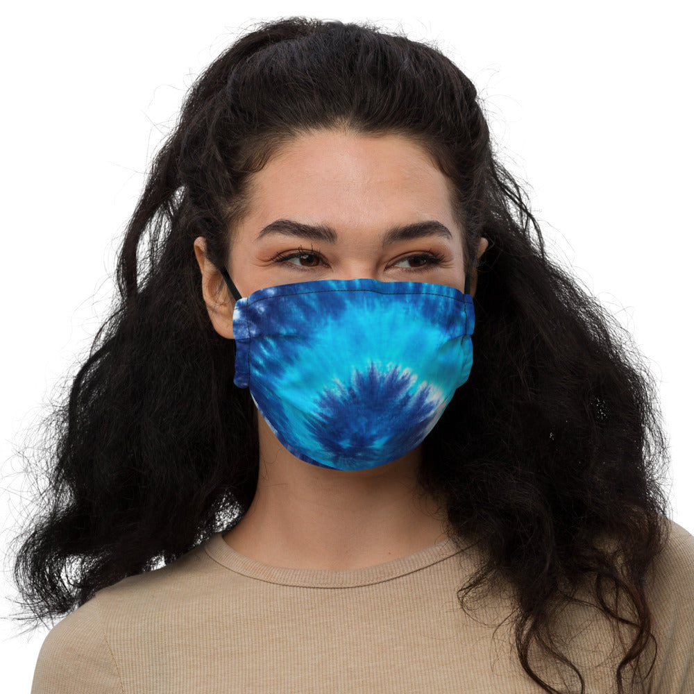 Tie Dye - Blue Crush - Premium face mask