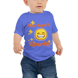 Never Forget To Sparkle - Baby Jersey Short Sleeve Tee