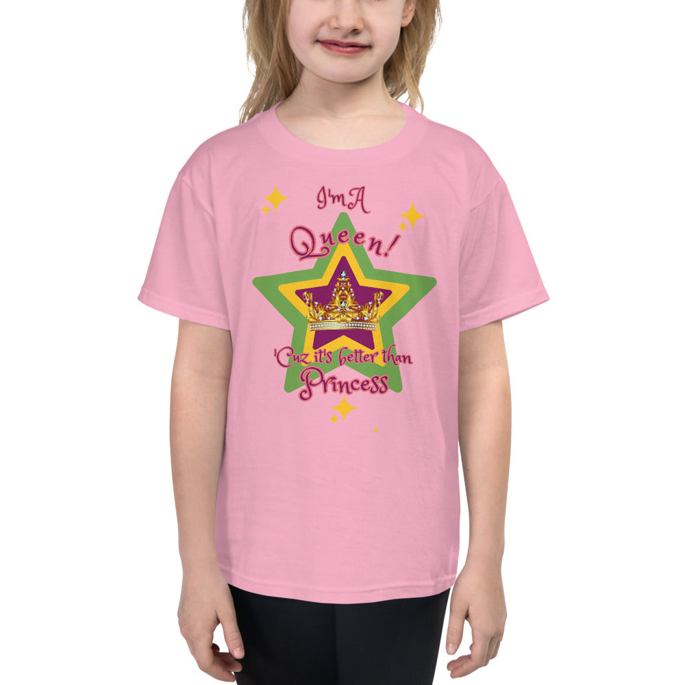 I'm A Queen - Stars - Youth Short Sleeve T-Shirt