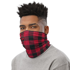 Tartan Red/Black - Unisex Face Cover/Neck Gaiter