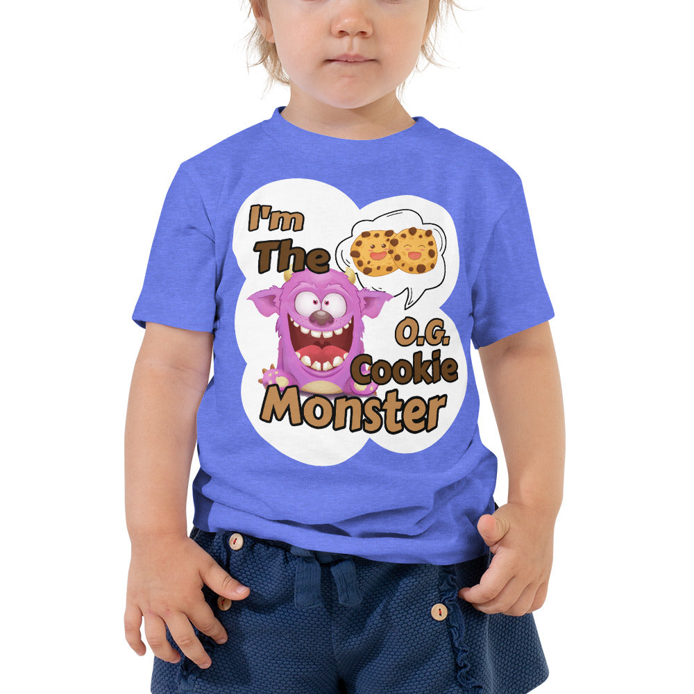 OG Cookie Monster - Toddler Short Sleeve Tee