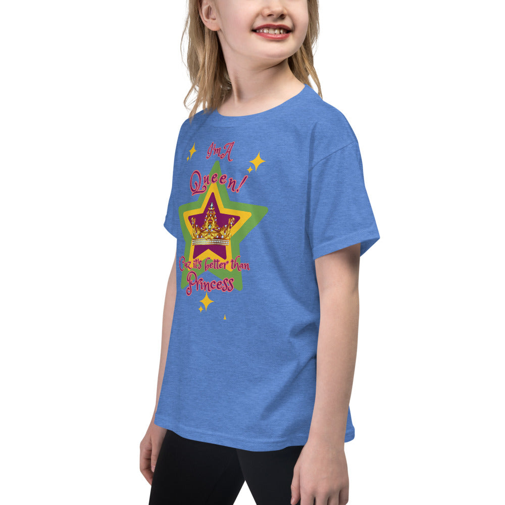 I'm A Queen - Stars - Youth Short Sleeve T-Shirt