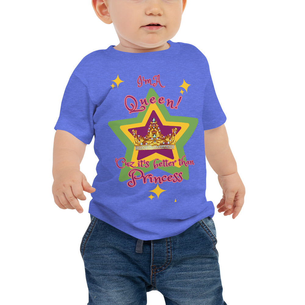 I'm A Queen - Stars - Baby Jersey Short Sleeve Tee