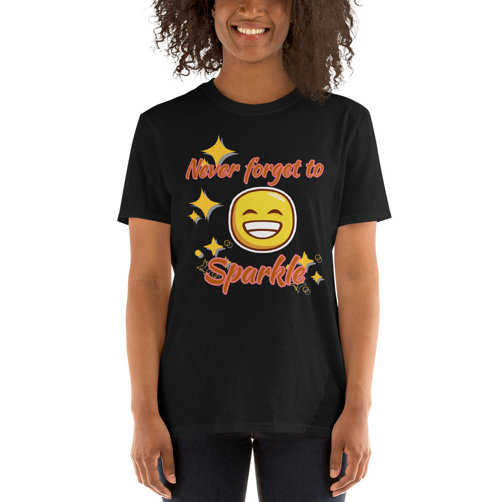 Never Forget To Sparkle - Short-Sleeve Unisex T-Shirt