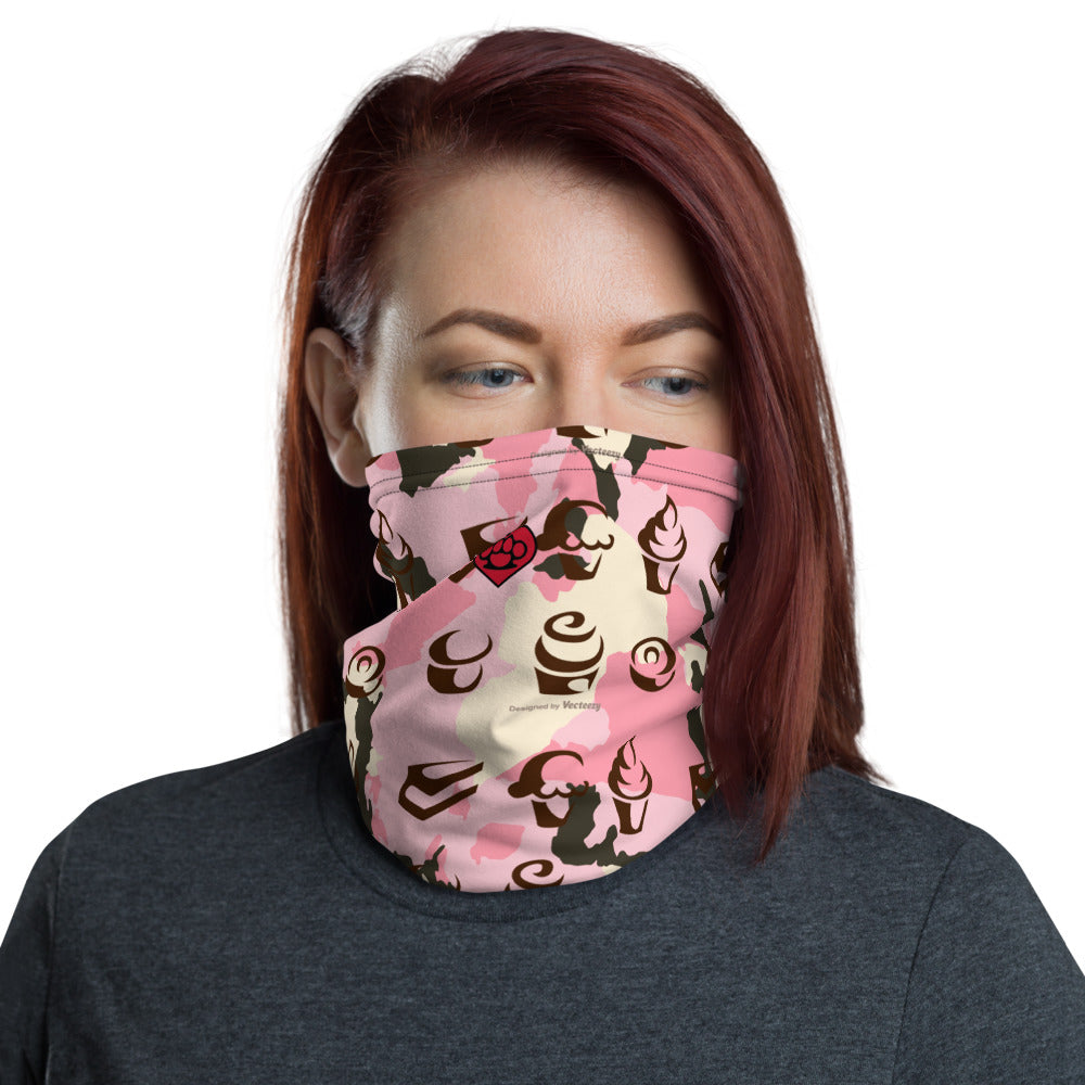 Dessert Camo Pink - Unisex Face Cover/Neck Gaiter