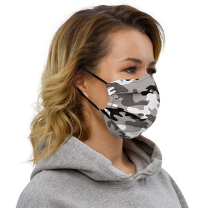 Grey Camo - Premium face mask