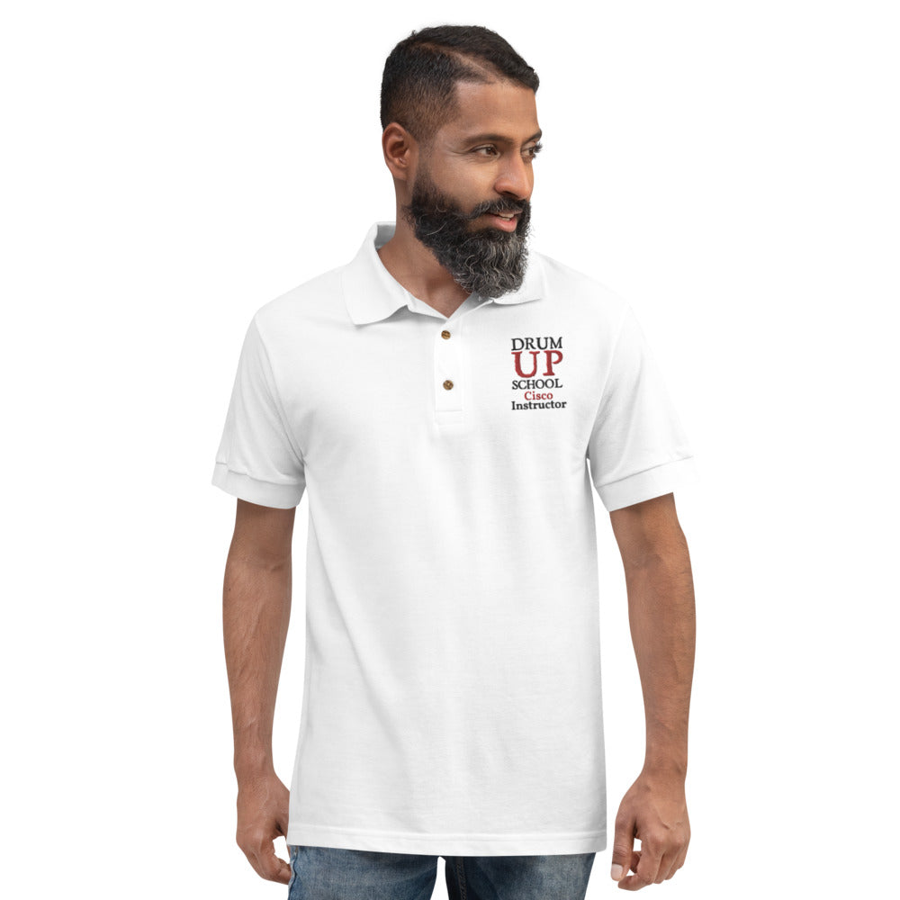 Drum Up School (Instructor) Embroidered Polo Shirt