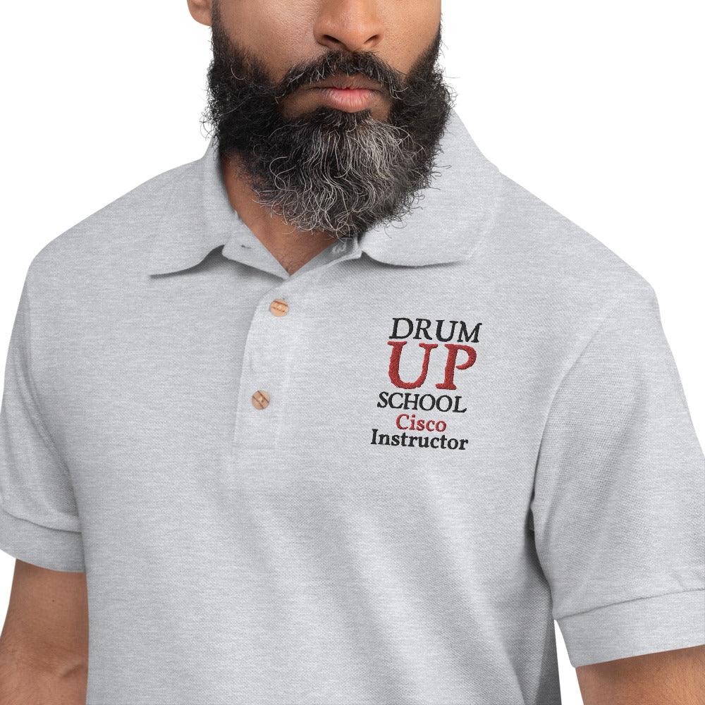 Drum Up School (Instructor) Embroidered Polo Shirt