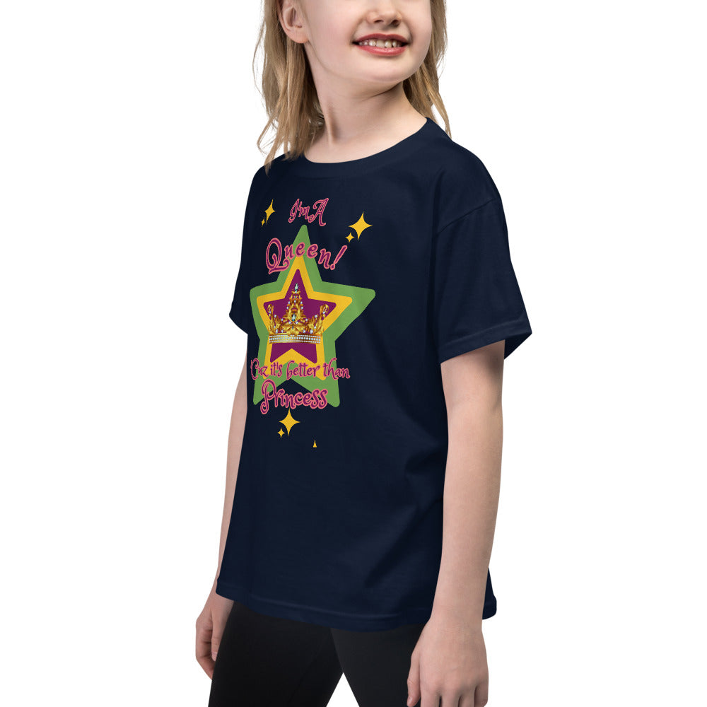 I'm A Queen - Stars - Youth Short Sleeve T-Shirt