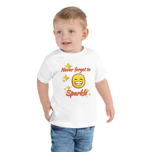 Never Forget To Sparkle - Toddler Short Sleeve Tee