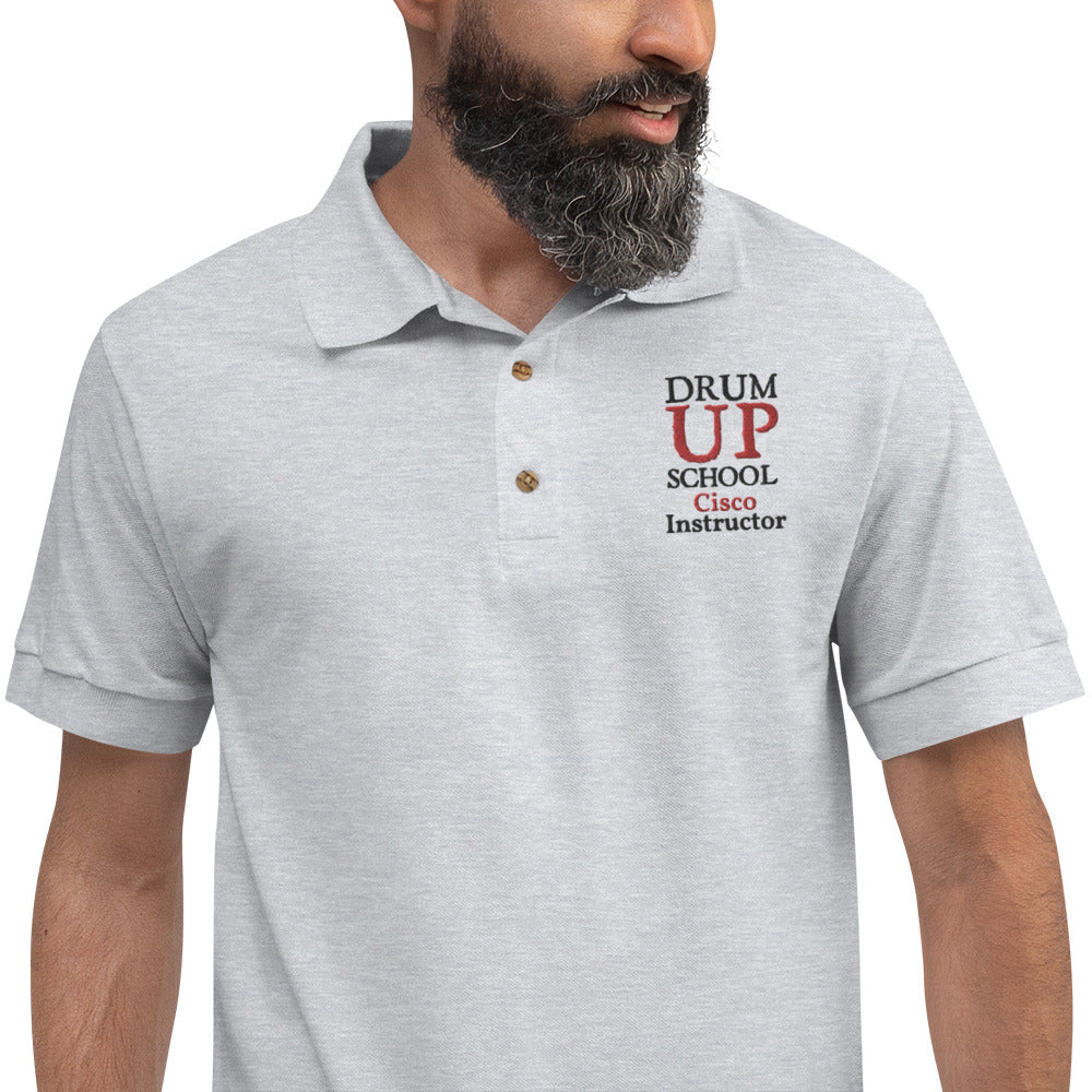 Drum Up School (Instructor) Embroidered Polo Shirt