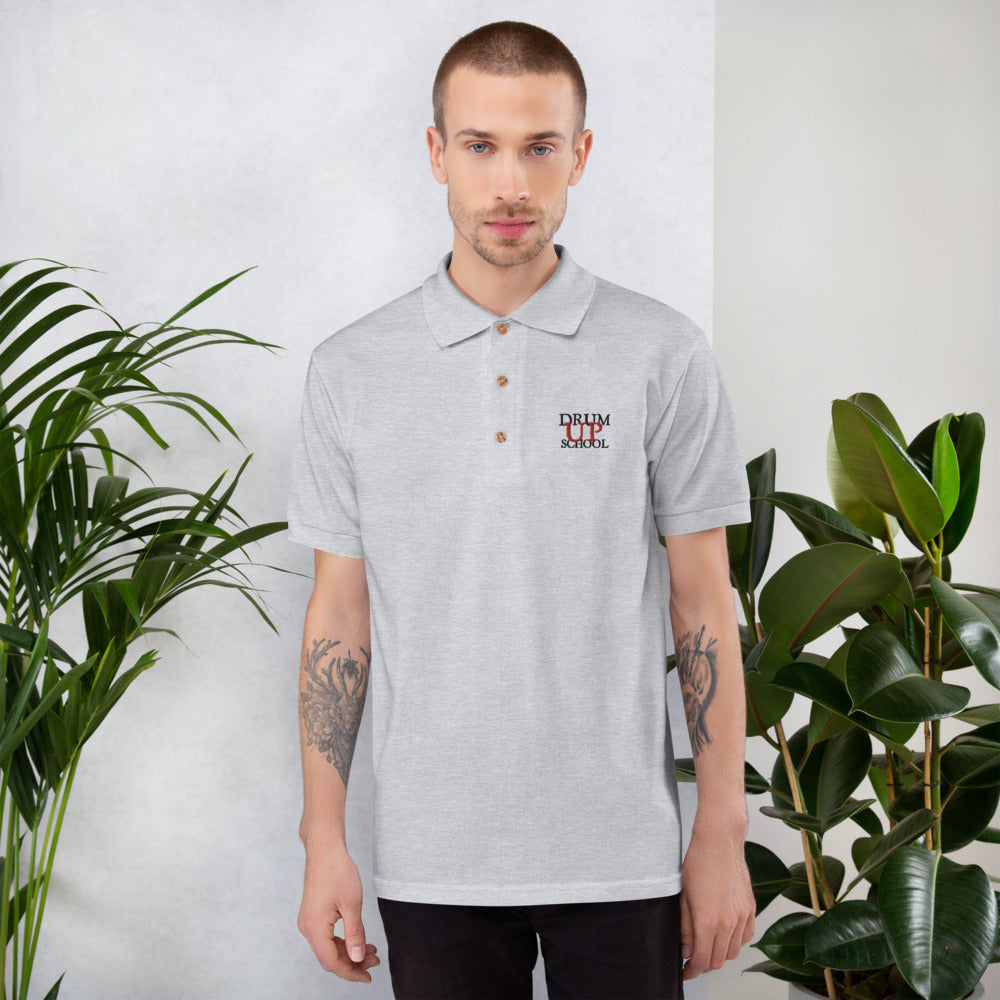 Drum Up School - Embroidered Polo Shirt